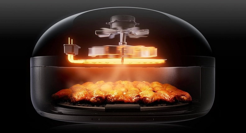 auxiliary heating heating element for bread oven